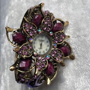 Figaro couture cuff watch